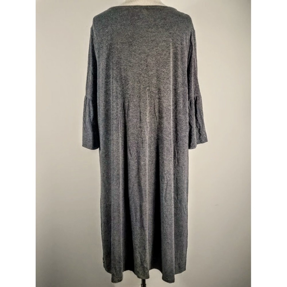 Matilda Jane Live To Teach Gray Bell Sleeve Tshirt Swing Dress XXL - Picture 4 of 8